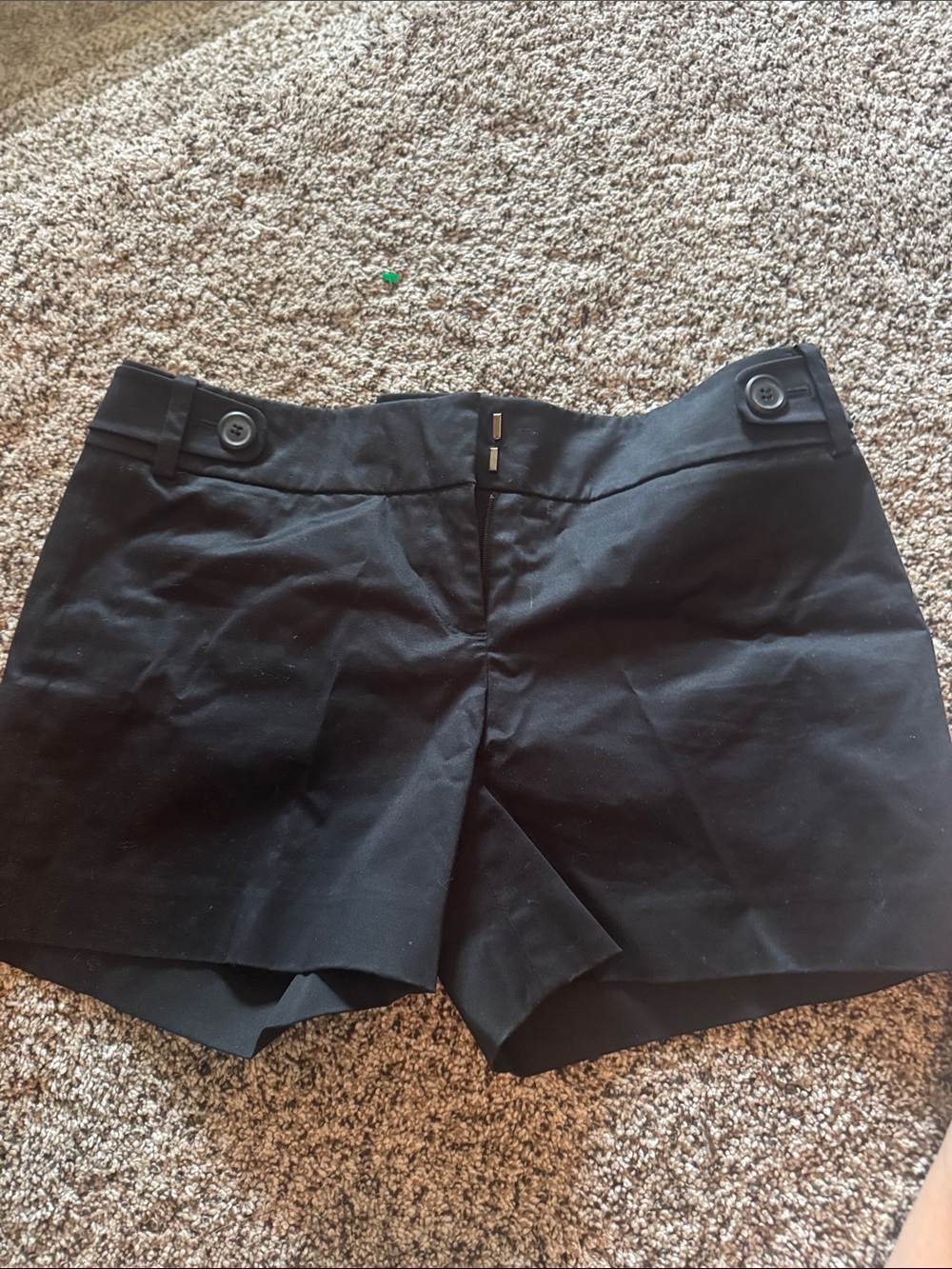 ann taylor size 0 Women’s Black Dress Shorts - Classic Tailored Style